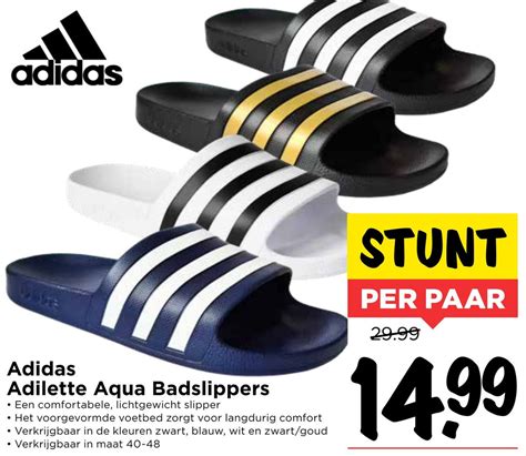 adidas badslippers hartjes